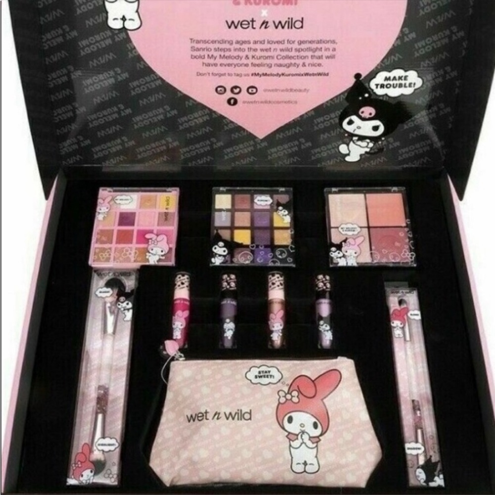 Sanrio My Melody & Kuromi x Wet n Wild Full Collection Box